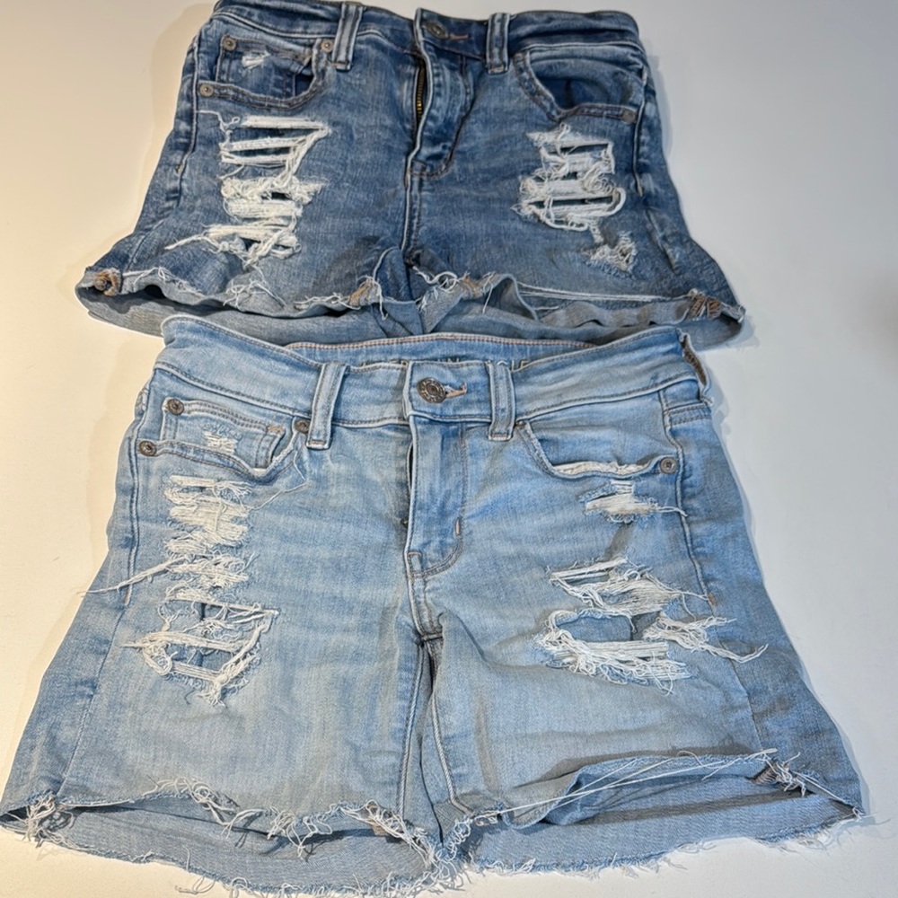 American Eagle Distressed Denim Women Shorts